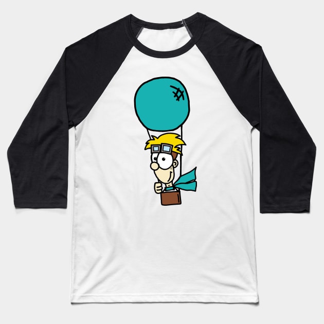 The balloonist Baseball T-Shirt by JatoLino
